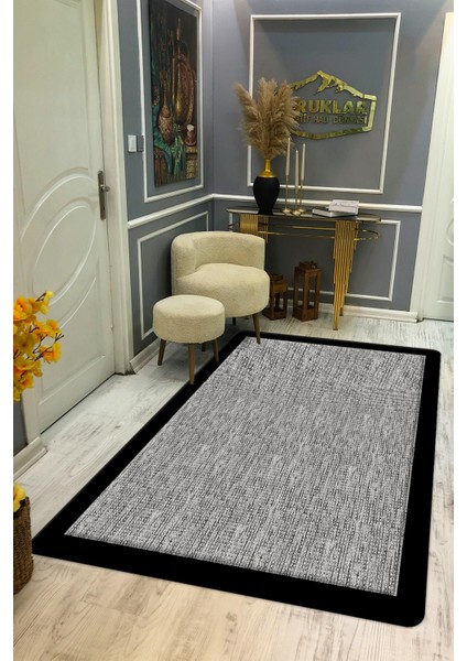 Kaymaz Taban Yıkanabilir Dijital Baskı Dekoratif Modern Desenli Dot Taban Halı Zen Serisi ZEN07