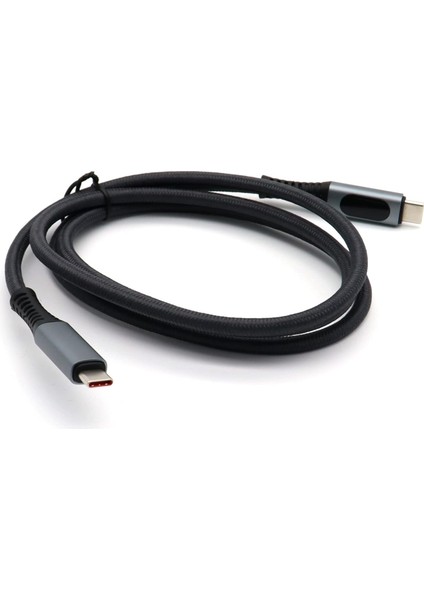 ZR850 LED 240W USB 4.0 40GBPS 8k Thunderbolt Görüntü Aktarım ve Hızlı Şarj Kablosu 1 Metre