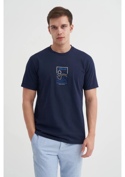 4188 Erkek Bisiklet Yaka T-Shirt