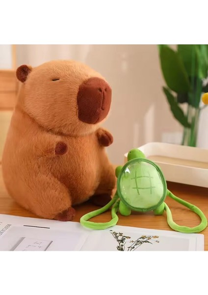 Capybara Peluş Oyuncak 35CM Yeni Model Anime Capy Bara Yumoş Tüylü Peluş Oyuncak