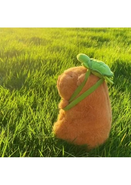Capybara Peluş Oyuncak 35CM Yeni Model Anime Capy Bara Yumoş Tüylü Peluş Oyuncak