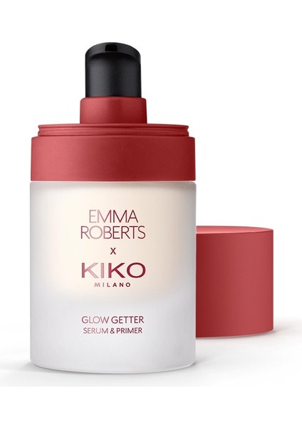 Yüz Makyaj Bazı ve Sabitleyici - Emma Roberts x Kiko Milano Glow Getter Serum & Primer modelleri