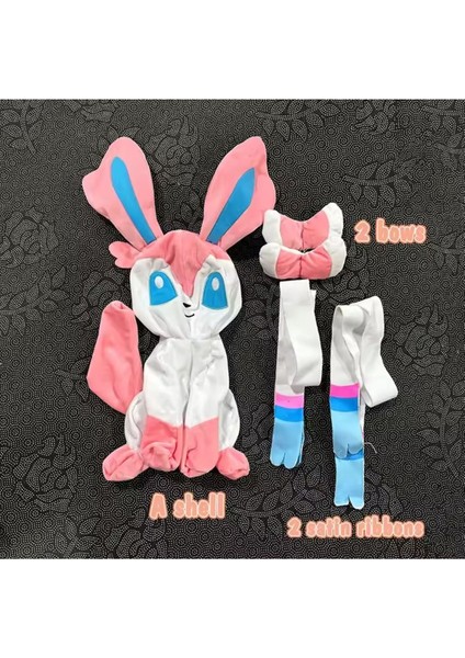 Sylveon Peluş Oyuncak Kılıfı Dev Boy 1 Metre Eevee Evrimi Pokemon Peluş Içi Boş Kılıf