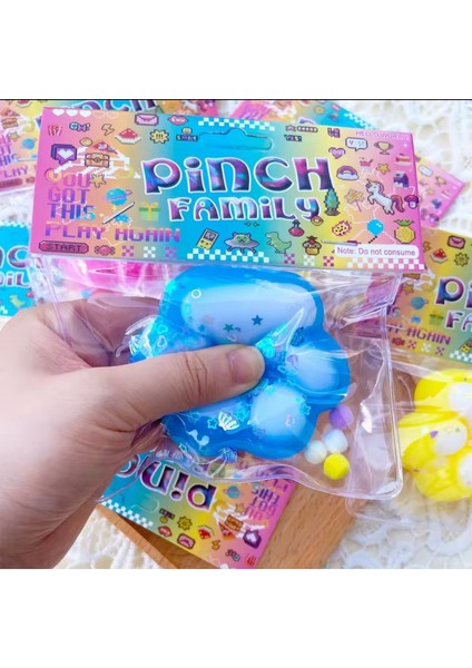 Kedi Patisi Taba Sukuşi Squishy Stress Oyuncağı Yumuşacık Jel Oyuncak Skuşi