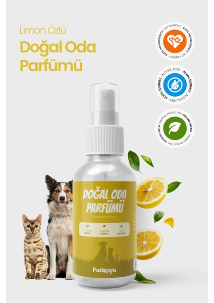 Kedi Kumu ve Tuvaleti Koku Giderici Doğal Oda Parfümü Limon Özlü 120 ml indirimleri