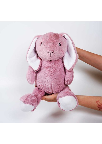 Pembe Göbekli Tavşan Peluş Oyuncak