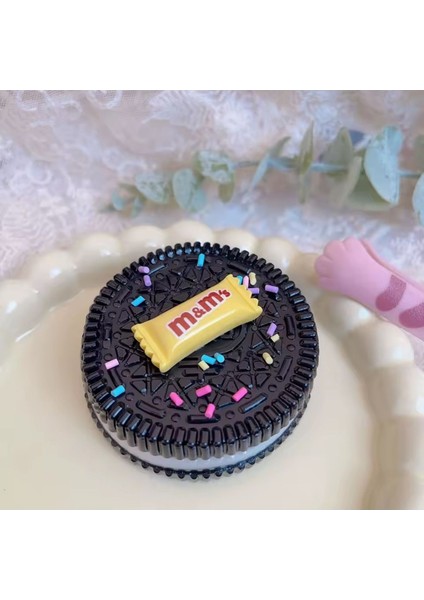 Oreo Sukuşi Yumoş Jel Stress Oyuncağı Oreo Model Squishy Elastik Kedi Patisi Taba