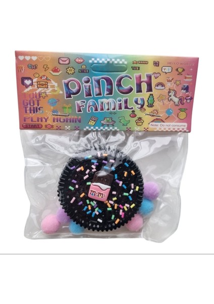 Oreo Sukuşi Yumoş Jel Stress Oyuncağı Oreo Model Squishy Elastik Kedi Patisi Taba