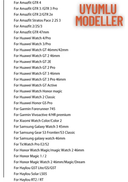 Xiaomi Redmi Watch 5 Active (22MM) Naylon Saat Kayışı 22MM modelleri