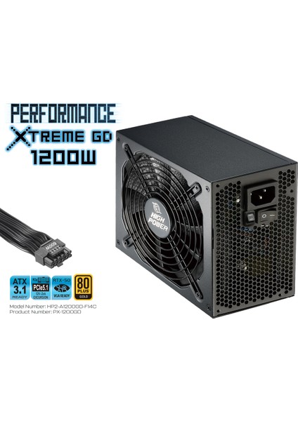 Xtreme Gold Atx 3.1 1200W 80+ Gold Pcıe 5.1 Atx Güç Kaynağı (HP2-A1200GD-F14C) fiyatları