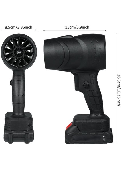 48 Volt 4000MAH Mini Jet Turbo Hava Üfleyici Fan, Yüksek Güçlü, Toz Üfleyici, Güçlü Üfleyici,