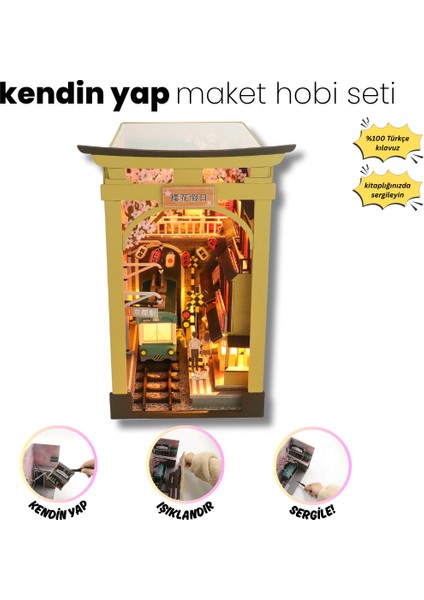 Kendin Yap Minyatür Booknook| Minyatür Maket Ev | Dıy Hobi Seti
