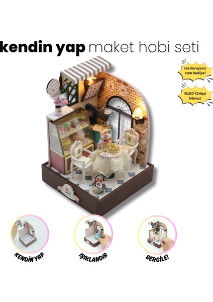 Minyatür Hobi Seti| Kendin Yap Maket Kiti |dıy Kek Istasyonu
