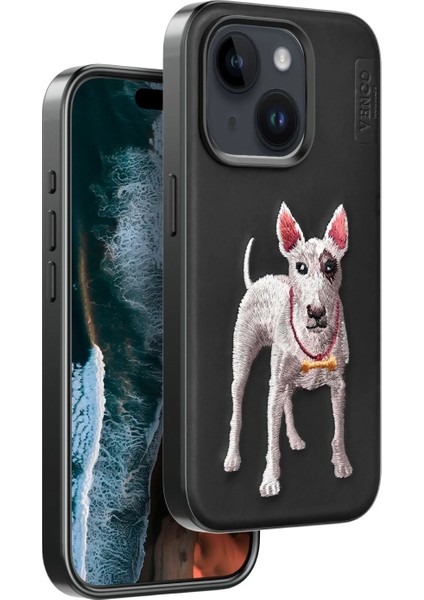 Iphone 14 Perma Desenli Kapak - Siyah Nrmsa