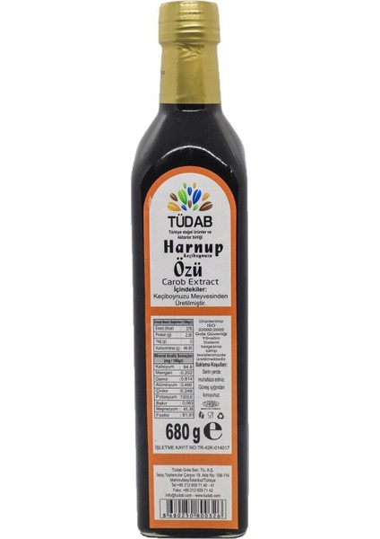 Keçiboynuzu Pekmezi Harnup Özü 680 gr