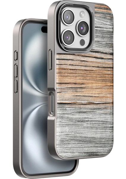 Iphone 16 Pro Wave Kapak - Sarı Nrmsa