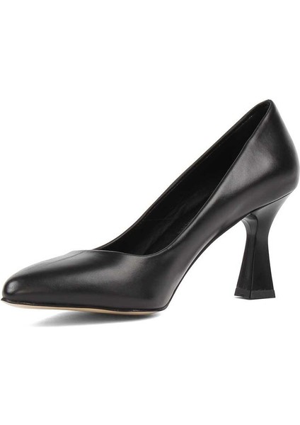 Kadın Siyah Ince Topuklu Deri Stiletto fırsatları