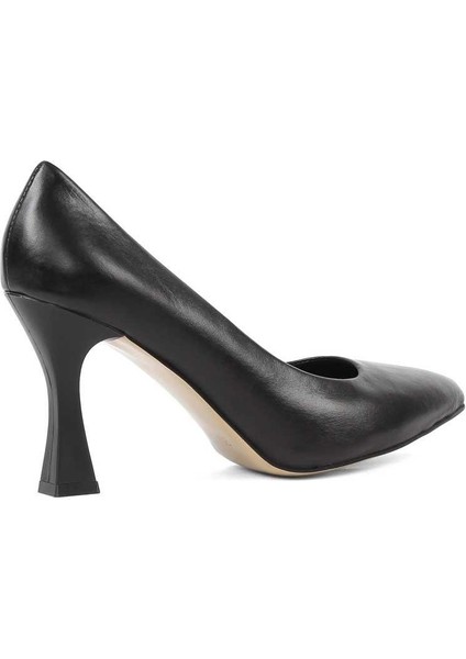 Kadın Siyah Ince Topuklu Deri Stiletto indirimleri