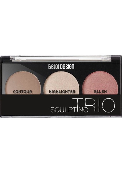Sculpting Trio Yüz Seti 2 (Kontur, highlighter ,allık)
