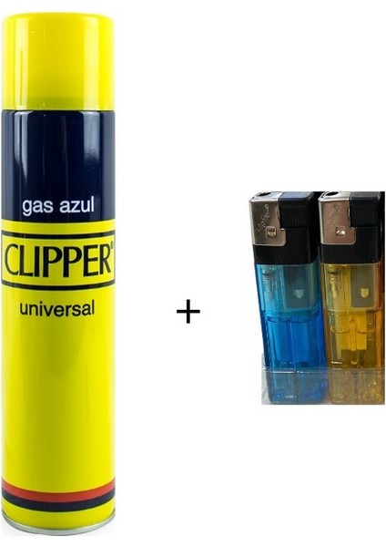 Clipper Çakmak Gazı ve 2 Adet Rüzgar Çakmağı