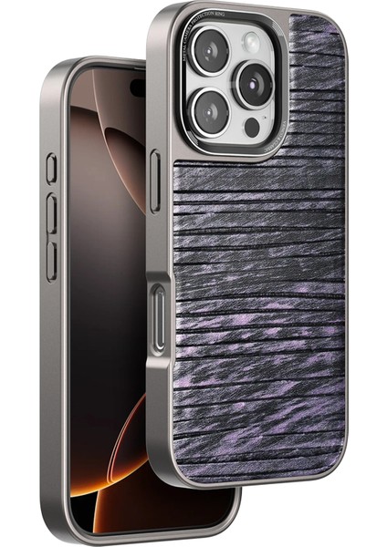 Iphone 16 Pro Max Wave Kapak - Derin Mor Nrmsa