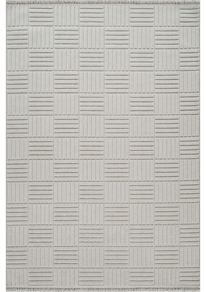 İskandinav Maja Gray 80x150 cm Salon Mutfak Halısı Yolluk Kilim