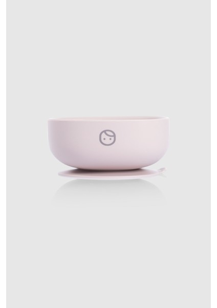 Silikon Vakumlu Pembe Mama Tabağı ve Çatal Kaşık Seti