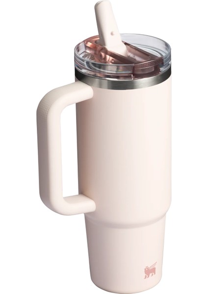 Stanley Quencher Protour Flip Straw Tumbler 1.18L Rose Quartz Sızdırmaz Pipetli Termos