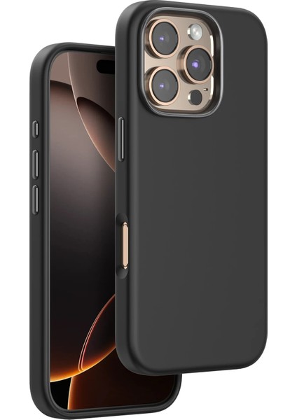 Iphone 16 Pro Jinta Magsafe Kapak - Siyah Nrmsa