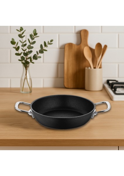 Dark Yanmaz Yapışmaz Titanyum Kaplama Sahan 20 cm
