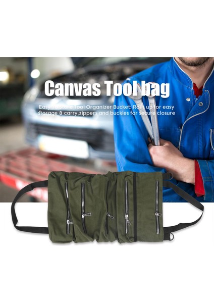 Xhhdqes Rulo Alet Rulo Çok Amaçlı Alet Rulo Çanta Anahtarı Rulo Kese Asılı Alet Fermuar Taşıyıcı Tote (Yurt Dışından) modelleri