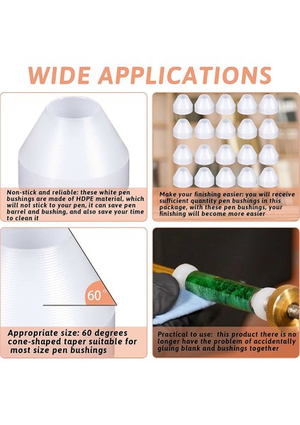 20 Adet Kalem Burçları, Ca Bitirme Kalemi Tornalama Için Yapışmaz Kalem Burcu (Yurt Dışından) indirimleri