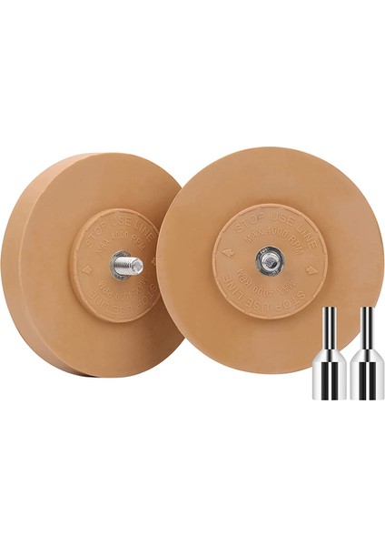 1 Takım 4 Inç Yapıştırıcı Sökücü Katı Lastik Tekerlek Yapıştırıcı Sökücü Aracı Ped ve Matkap Adaptörü ile (Yurt Dışından)