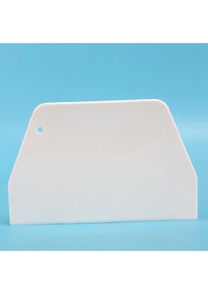 Xhhdqes 19 cm x 12.5 cm Düz Beyaz Plastik Kek Dekoratör Hamur Pasta Kazıyıcı Aracı (Yurt Dışından) indirimleri