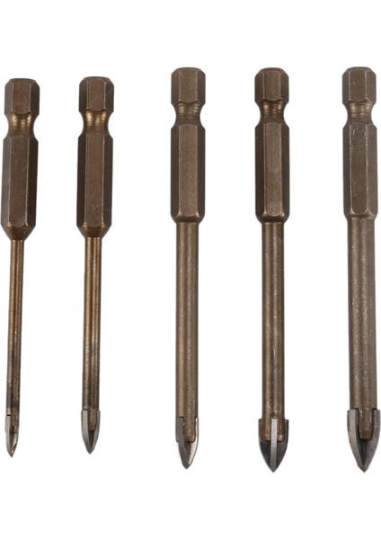 Hyqzltca 10 Adet Verimli Üniversal Delme Aleti, Çok Fonksiyonlu Üç Köşeli Çapraz Alaşım Matkap Ucu Seti (3/4/5/6/8mm) (Yurt Dışından) fiyatları