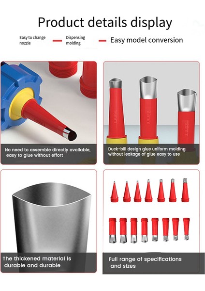 27 Parça Kalafat Memesi Aplikatör Tabanı ile Sarı ve Kırmızı Kalafat Sonlandırıcı Mastik Bitirme Aracı Mutfak Lavabo Bağlantısı (Yurt Dışından) fiyatları
