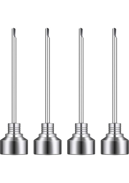 Bradoo-4 Parça Balmumu Oyma Araçları Metal Balmumu Aracı Sıcaklık Kontrol Cihazı Aksesuarları Erkek ve Kadın Için 10MM 14MM 18MM Bağlantı Parçaları (Yurt Dışından) fiyatları