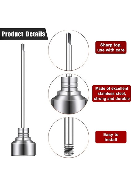 Bradoo-4 Parça Balmumu Oyma Araçları Metal Balmumu Aracı Sıcaklık Kontrol Cihazı Aksesuarları Erkek ve Kadın Için 10MM 14MM 18MM Bağlantı Parçaları (Yurt Dışından) modelleri