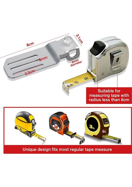 Parça Mezura Bulucu Kenar Saçak Konumlandırma Köşe Kelepçesi Için Esnek Mezura Bulucu (Yurt Dışından) modelleri