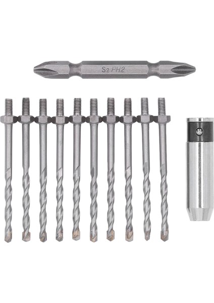 Soket Tornavida Ucu, Ince Işçilik Matkap Ucu Seti Kullanımı Kolay Keskin 12 Adet Demir Plaka Için (Yurt Dışından) modelleri
