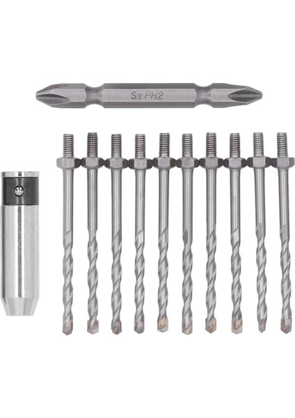 Soket Tornavida Ucu, Ince Işçilik Matkap Ucu Seti Kullanımı Kolay Keskin 12 Adet Demir Plaka Için (Yurt Dışından) indirimleri