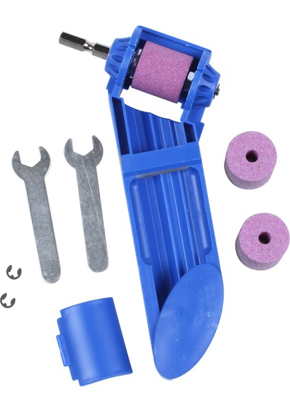 Matkap Bileyici 2-12.5mm Taşınabilir Korindon Taşlama Tekerleği (Mavi) (Yurt Dışından)