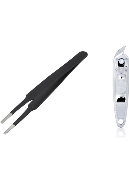 Adet Anti-Statik Düz Kare Uçlu Paslanmaz Çelik Düz Cımbız ve 1 Adet Eğimli Kenar Kesici Makaslar (Yurt Dışından) fiyatları