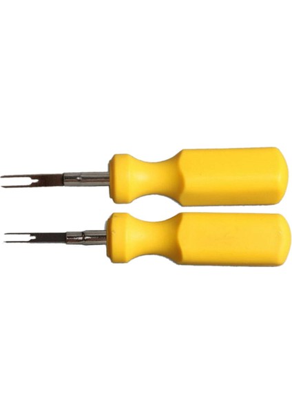 2 Adet/takım 3mm + 2mm Araba Kabloları Konektörü Pin Serbest Bırakma Çıkarıcı Çektirme Otomatik Terminal Temizleme Kolu Aracı Audi Için (Yurt Dışından)