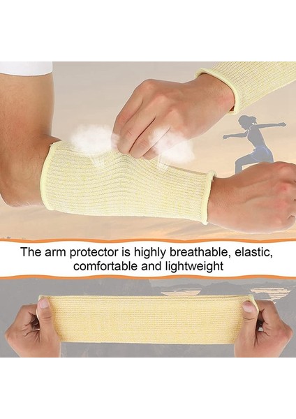 Twexqny 4 Çift Kesilmeye ve Yanmaya Dayanıklı Kolluk Kol Koruma Kollu Ince Cilt ve Morarma Için Önkol Koruyucuları (Yurt Dışından) indirimleri