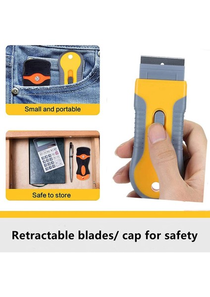 Paket Cam Ocak Kazıyıcı 10 Metal ve Plastik Bıçaklı Araba Çıkartma Sökücü Kazıyıcı Aracı Cam Etiketleri Için (Yurt Dışından) modelleri