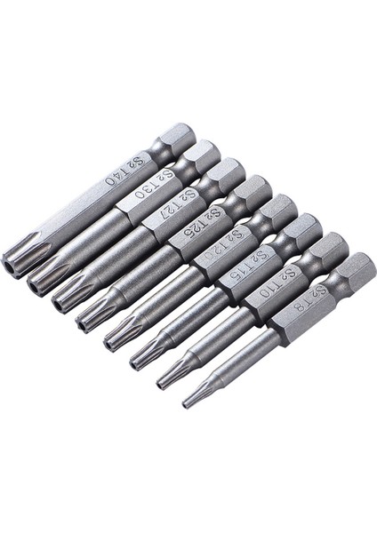 Helloworld 8 Adet/12 Adet 50MM S2 Çelik 1/4 Inç Hex Shank Torx Manyetik Tornavida Uçları Seti (Yurt Dışından) fiyatları