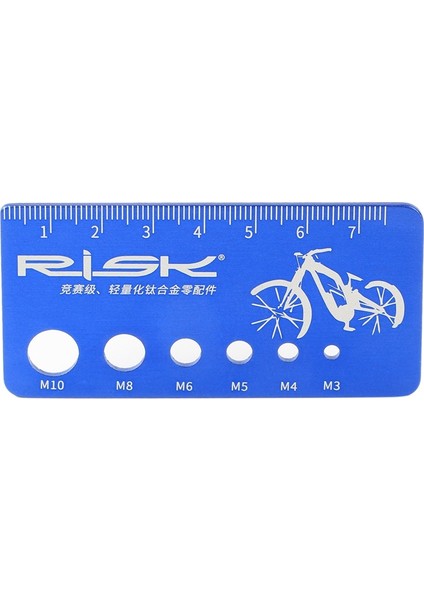 Rısk Vida Ölçüm Cetveli Mtb Uzunluk Ölçer Ölçü Aracı Bisiklet Cıvatası Vida Ölçü Aracı (Yurt Dışından) fiyatları