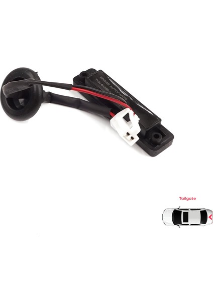 BDP1453 Hyundai Accent 4 Solaris I30 Kia Rio 3 Pride Ceed Picanto 2011-17 Için Arka Bagaj Kilit Açma Düğmesi modelleri