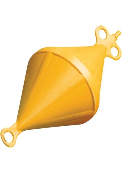Mooring Buoy Bi-Conical, Plastic, EXT.Ø220MM, Yellow